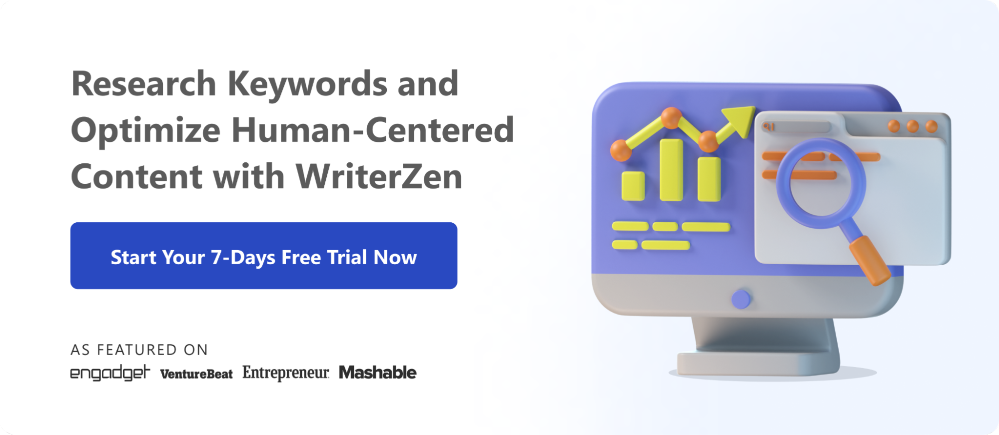 Research Keywords and Optimize Human-Centered Content with WriterZen