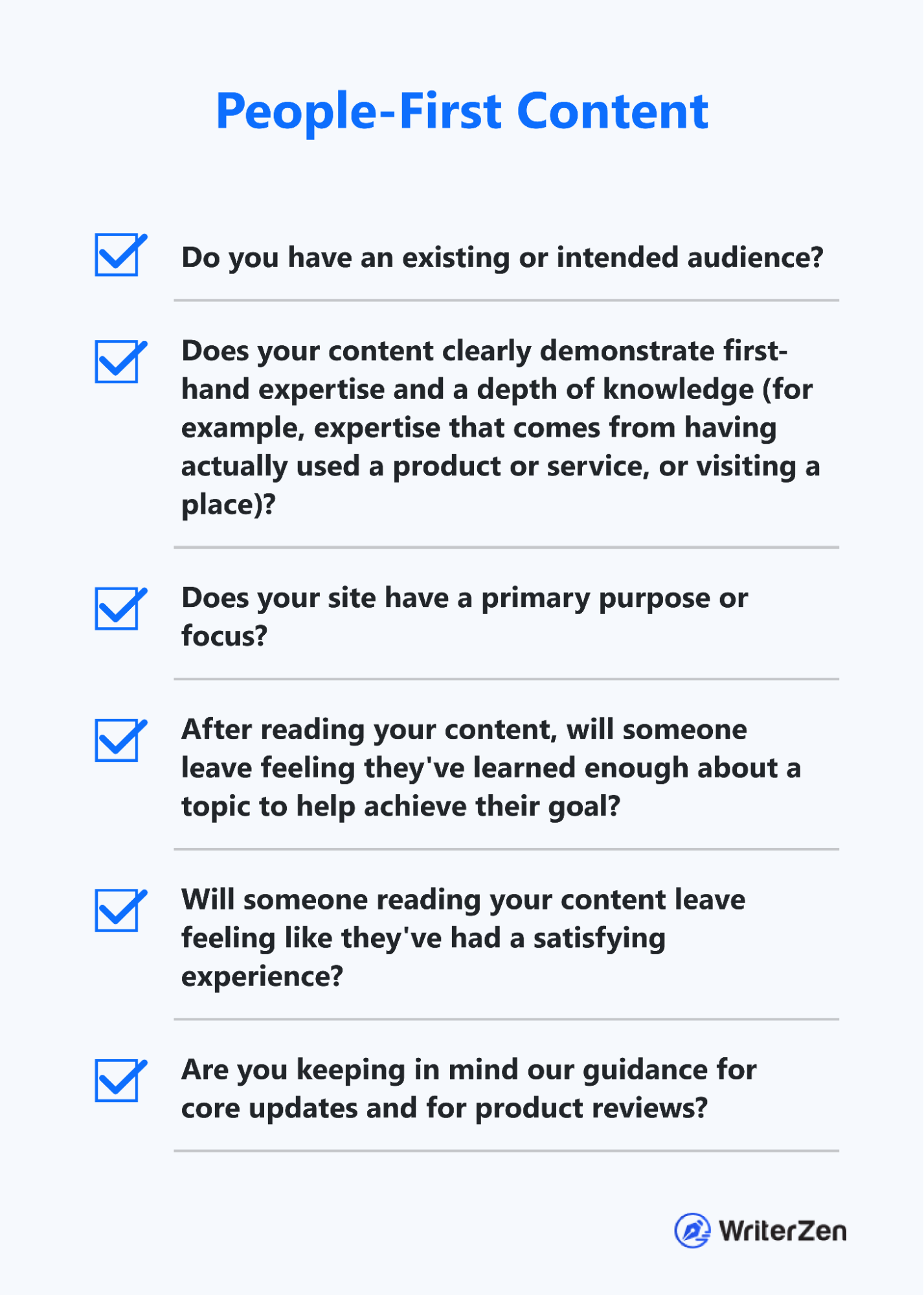 Helpful Content Update Checklist For Creator